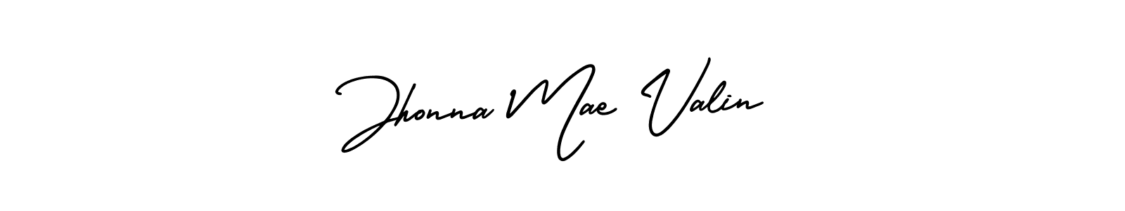 This is the best signature style for the Jhonna Mae Valin name. Also you like these signature font (AmerikaSignatureDemo-Regular). Mix name signature. Jhonna Mae Valin signature style 3 images and pictures png