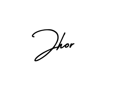 Make a beautiful signature design for name Jhor. With this signature (AmerikaSignatureDemo-Regular) style, you can create a handwritten signature for free. Jhor signature style 3 images and pictures png