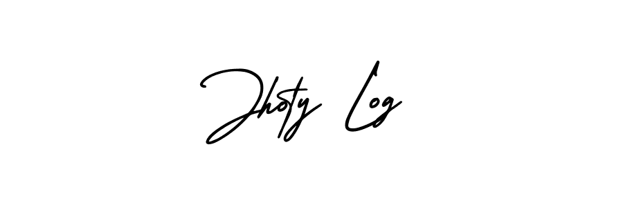 Use a signature maker to create a handwritten signature online. With this signature software, you can design (AmerikaSignatureDemo-Regular) your own signature for name Jhoty Log. Jhoty Log signature style 3 images and pictures png