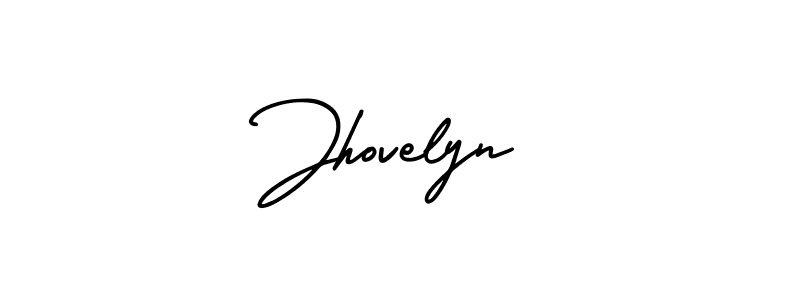 It looks lik you need a new signature style for name Jhovelyn. Design unique handwritten (AmerikaSignatureDemo-Regular) signature with our free signature maker in just a few clicks. Jhovelyn signature style 3 images and pictures png