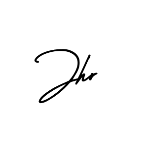This is the best signature style for the Jhr name. Also you like these signature font (AmerikaSignatureDemo-Regular). Mix name signature. Jhr signature style 3 images and pictures png
