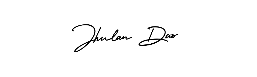 AmerikaSignatureDemo-Regular is a professional signature style that is perfect for those who want to add a touch of class to their signature. It is also a great choice for those who want to make their signature more unique. Get Jhulan Das name to fancy signature for free. Jhulan Das signature style 3 images and pictures png