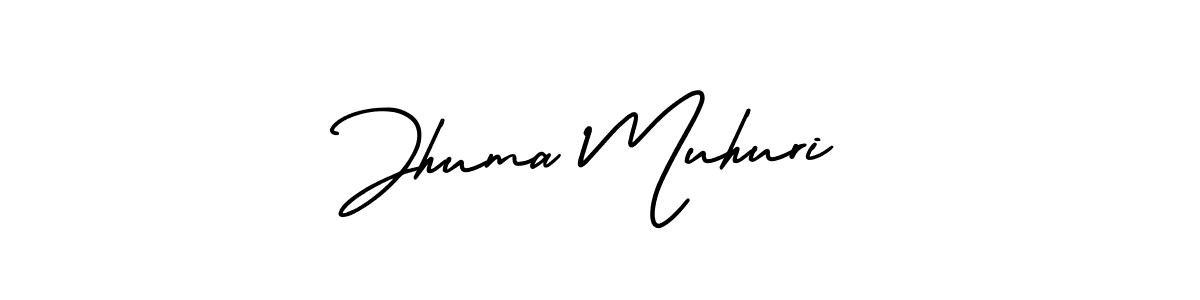 AmerikaSignatureDemo-Regular is a professional signature style that is perfect for those who want to add a touch of class to their signature. It is also a great choice for those who want to make their signature more unique. Get Jhuma Muhuri name to fancy signature for free. Jhuma Muhuri signature style 3 images and pictures png