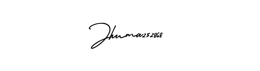 How to Draw Jhuma252868 signature style? AmerikaSignatureDemo-Regular is a latest design signature styles for name Jhuma252868. Jhuma252868 signature style 3 images and pictures png