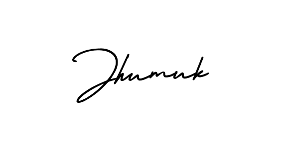 Make a beautiful signature design for name Jhumuk. Use this online signature maker to create a handwritten signature for free. Jhumuk signature style 3 images and pictures png