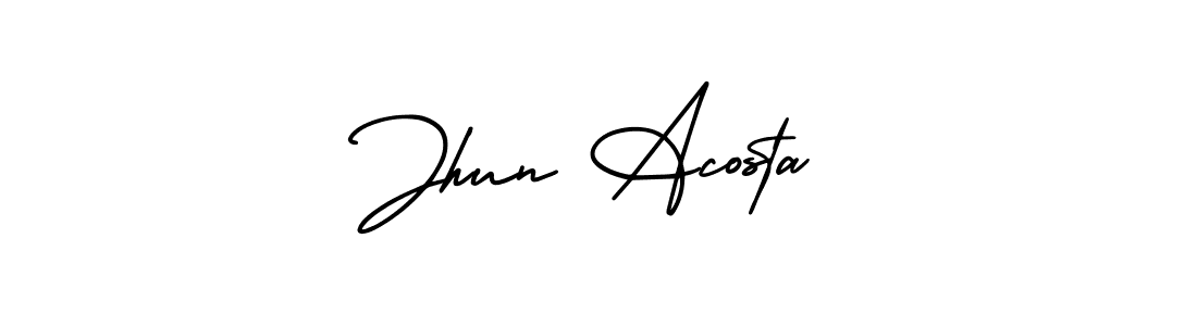 Make a short Jhun Acosta signature style. Manage your documents anywhere anytime using AmerikaSignatureDemo-Regular. Create and add eSignatures, submit forms, share and send files easily. Jhun Acosta signature style 3 images and pictures png