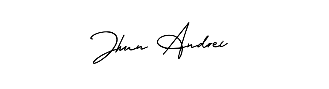 Make a beautiful signature design for name Jhun Andrei. Use this online signature maker to create a handwritten signature for free. Jhun Andrei signature style 3 images and pictures png