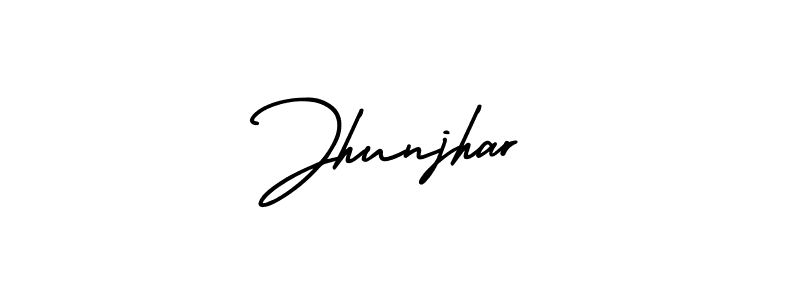It looks lik you need a new signature style for name Jhunjhar. Design unique handwritten (AmerikaSignatureDemo-Regular) signature with our free signature maker in just a few clicks. Jhunjhar signature style 3 images and pictures png