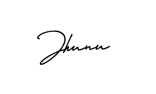 Make a beautiful signature design for name Jhunu. Use this online signature maker to create a handwritten signature for free. Jhunu signature style 3 images and pictures png