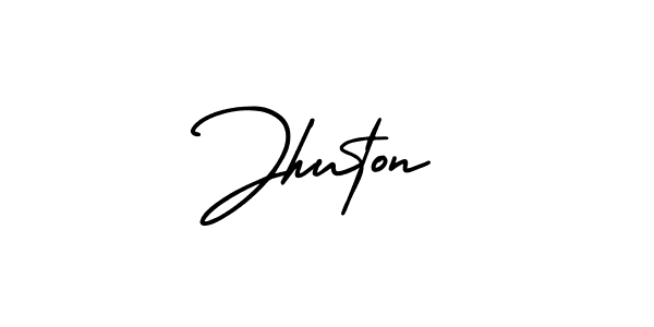 Best and Professional Signature Style for Jhuton. AmerikaSignatureDemo-Regular Best Signature Style Collection. Jhuton signature style 3 images and pictures png