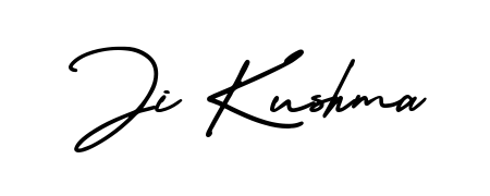 This is the best signature style for the Ji Kushma name. Also you like these signature font (AmerikaSignatureDemo-Regular). Mix name signature. Ji Kushma signature style 3 images and pictures png