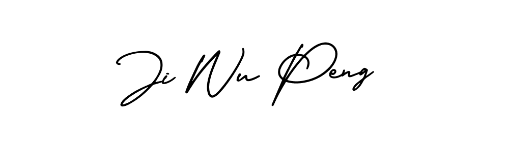 AmerikaSignatureDemo-Regular is a professional signature style that is perfect for those who want to add a touch of class to their signature. It is also a great choice for those who want to make their signature more unique. Get Ji Wu Peng name to fancy signature for free. Ji Wu Peng signature style 3 images and pictures png