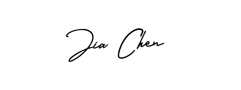 How to Draw Jia Chen signature style? AmerikaSignatureDemo-Regular is a latest design signature styles for name Jia Chen. Jia Chen signature style 3 images and pictures png