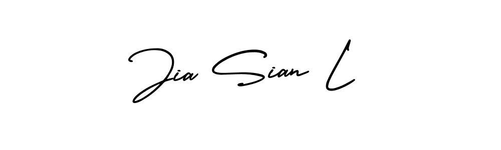 Design your own signature with our free online signature maker. With this signature software, you can create a handwritten (AmerikaSignatureDemo-Regular) signature for name Jia Sian L. Jia Sian L signature style 3 images and pictures png