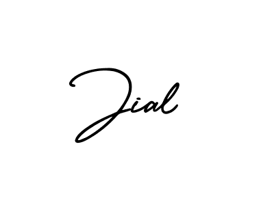 Jial stylish signature style. Best Handwritten Sign (AmerikaSignatureDemo-Regular) for my name. Handwritten Signature Collection Ideas for my name Jial. Jial signature style 3 images and pictures png