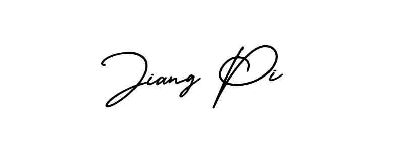 Design your own signature with our free online signature maker. With this signature software, you can create a handwritten (AmerikaSignatureDemo-Regular) signature for name Jiang Pi. Jiang Pi signature style 3 images and pictures png