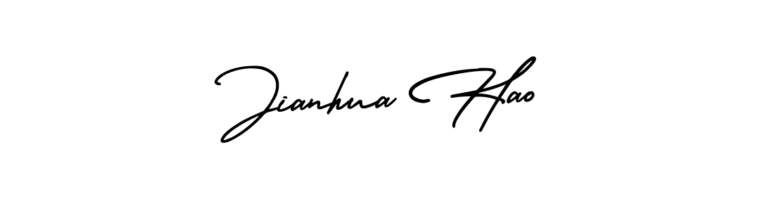 Also we have Jianhua Hao name is the best signature style. Create professional handwritten signature collection using AmerikaSignatureDemo-Regular autograph style. Jianhua Hao signature style 3 images and pictures png