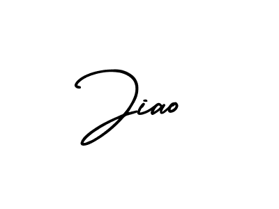 This is the best signature style for the Jiao name. Also you like these signature font (AmerikaSignatureDemo-Regular). Mix name signature. Jiao signature style 3 images and pictures png