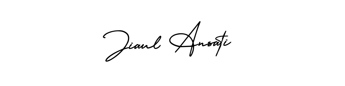 Make a beautiful signature design for name Jiaul Ansati. Use this online signature maker to create a handwritten signature for free. Jiaul Ansati signature style 3 images and pictures png