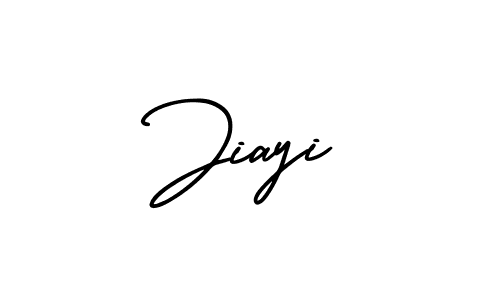 Design your own signature with our free online signature maker. With this signature software, you can create a handwritten (AmerikaSignatureDemo-Regular) signature for name Jiayi. Jiayi signature style 3 images and pictures png