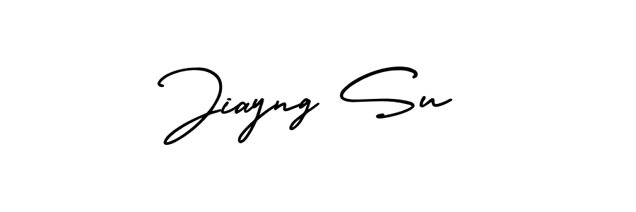 It looks lik you need a new signature style for name Jiayng Su. Design unique handwritten (AmerikaSignatureDemo-Regular) signature with our free signature maker in just a few clicks. Jiayng Su signature style 3 images and pictures png