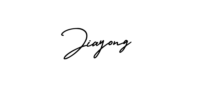 How to make Jiayong signature? AmerikaSignatureDemo-Regular is a professional autograph style. Create handwritten signature for Jiayong name. Jiayong signature style 3 images and pictures png