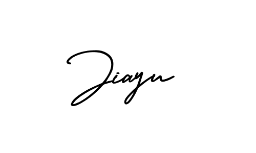 Design your own signature with our free online signature maker. With this signature software, you can create a handwritten (AmerikaSignatureDemo-Regular) signature for name Jiayu. Jiayu signature style 3 images and pictures png