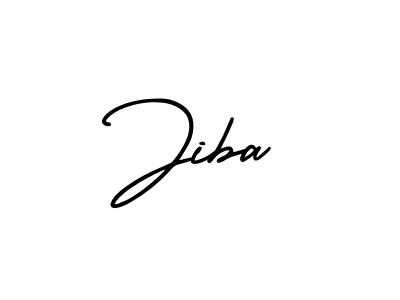 Make a beautiful signature design for name Jiba. With this signature (AmerikaSignatureDemo-Regular) style, you can create a handwritten signature for free. Jiba signature style 3 images and pictures png