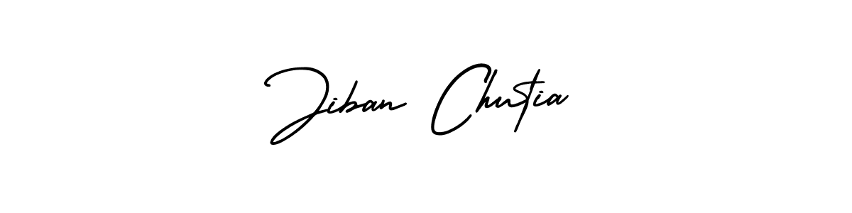 This is the best signature style for the Jiban Chutia name. Also you like these signature font (AmerikaSignatureDemo-Regular). Mix name signature. Jiban Chutia signature style 3 images and pictures png