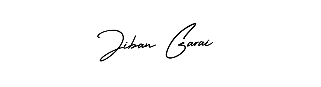 Use a signature maker to create a handwritten signature online. With this signature software, you can design (AmerikaSignatureDemo-Regular) your own signature for name Jiban Garai. Jiban Garai signature style 3 images and pictures png