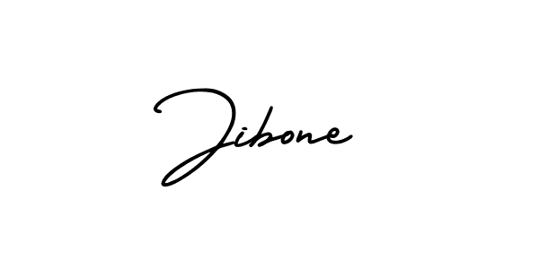 Jibone stylish signature style. Best Handwritten Sign (AmerikaSignatureDemo-Regular) for my name. Handwritten Signature Collection Ideas for my name Jibone. Jibone signature style 3 images and pictures png