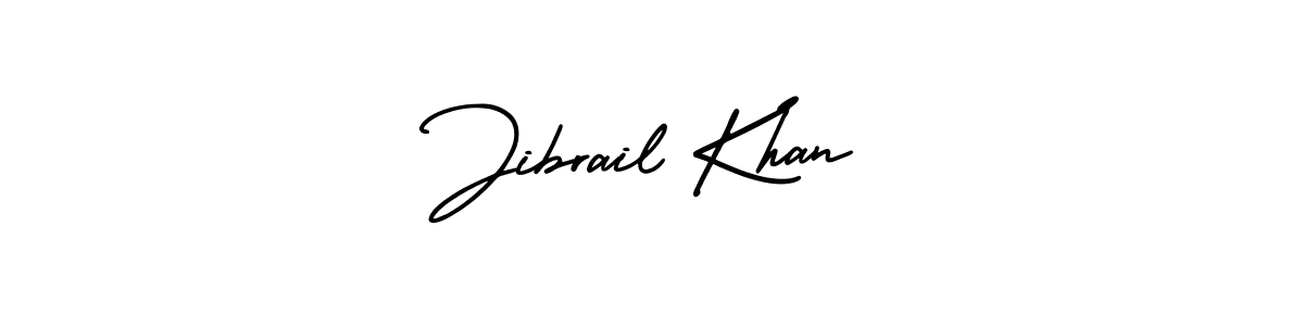 Make a beautiful signature design for name Jibrail Khan. With this signature (AmerikaSignatureDemo-Regular) style, you can create a handwritten signature for free. Jibrail Khan signature style 3 images and pictures png