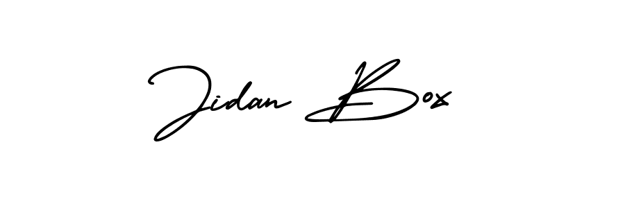 The best way (AmerikaSignatureDemo-Regular) to make a short signature is to pick only two or three words in your name. The name Jidan Box include a total of six letters. For converting this name. Jidan Box signature style 3 images and pictures png