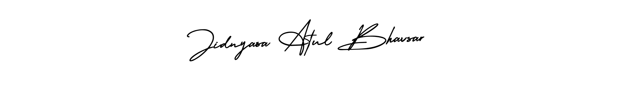 Similarly AmerikaSignatureDemo-Regular is the best handwritten signature design. Signature creator online .You can use it as an online autograph creator for name Jidnyasa Atul Bhavsar. Jidnyasa Atul Bhavsar signature style 3 images and pictures png