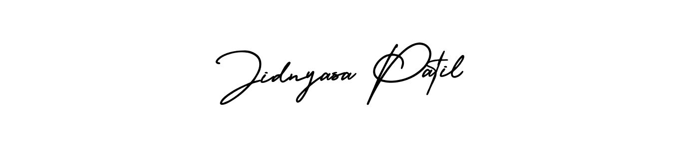 How to make Jidnyasa Patil name signature. Use AmerikaSignatureDemo-Regular style for creating short signs online. This is the latest handwritten sign. Jidnyasa Patil signature style 3 images and pictures png