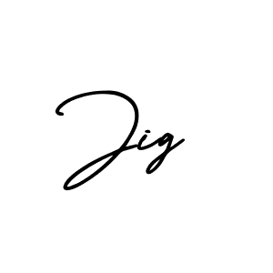 How to make Jig signature? AmerikaSignatureDemo-Regular is a professional autograph style. Create handwritten signature for Jig name. Jig signature style 3 images and pictures png