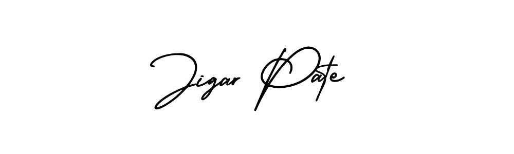 Check out images of Autograph of Jigar Pate name. Actor Jigar Pate Signature Style. AmerikaSignatureDemo-Regular is a professional sign style online. Jigar Pate signature style 3 images and pictures png