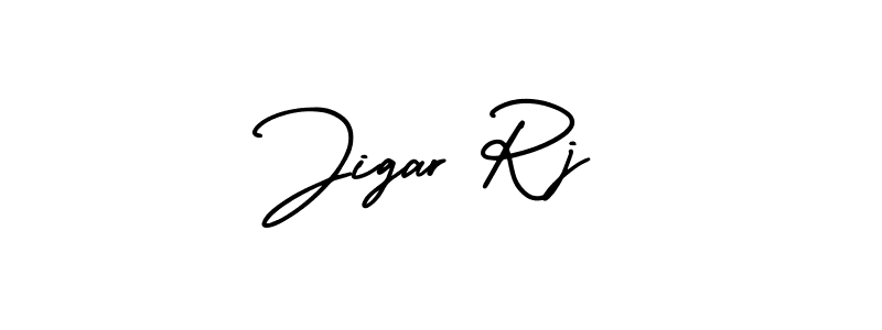 Also You can easily find your signature by using the search form. We will create Jigar Rj name handwritten signature images for you free of cost using AmerikaSignatureDemo-Regular sign style. Jigar Rj signature style 3 images and pictures png