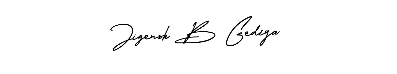 How to Draw Jigensh B Gediya signature style? AmerikaSignatureDemo-Regular is a latest design signature styles for name Jigensh B Gediya. Jigensh B Gediya signature style 3 images and pictures png