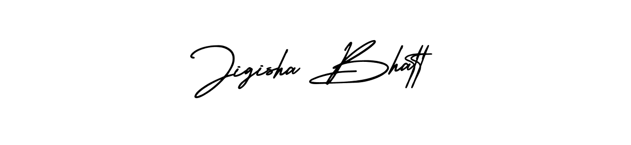 Also You can easily find your signature by using the search form. We will create Jigisha Bhatt name handwritten signature images for you free of cost using AmerikaSignatureDemo-Regular sign style. Jigisha Bhatt signature style 3 images and pictures png