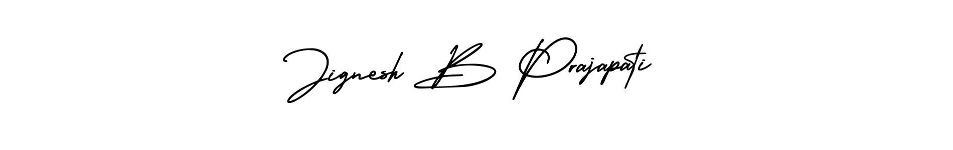 How to make Jignesh B Prajapati signature? AmerikaSignatureDemo-Regular is a professional autograph style. Create handwritten signature for Jignesh B Prajapati name. Jignesh B Prajapati signature style 3 images and pictures png