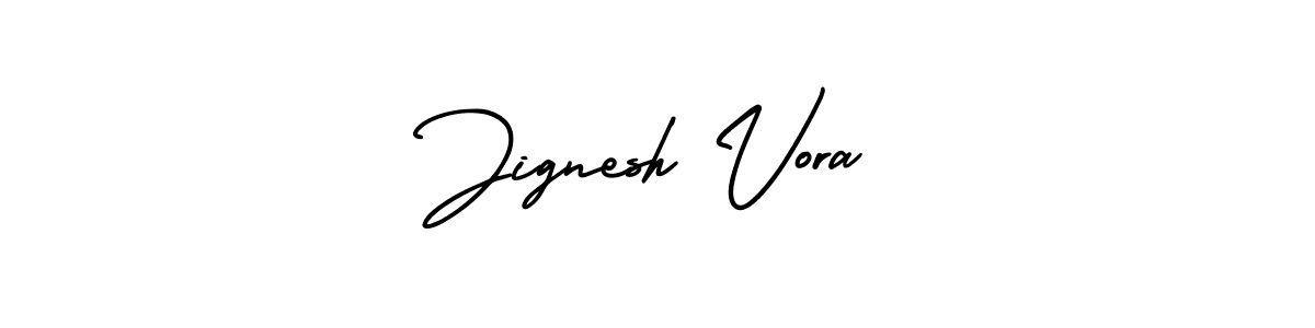 It looks lik you need a new signature style for name Jignesh Vora. Design unique handwritten (AmerikaSignatureDemo-Regular) signature with our free signature maker in just a few clicks. Jignesh Vora signature style 3 images and pictures png