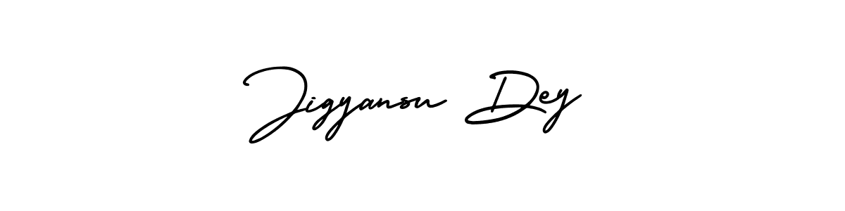 It looks lik you need a new signature style for name Jigyansu Dey. Design unique handwritten (AmerikaSignatureDemo-Regular) signature with our free signature maker in just a few clicks. Jigyansu Dey signature style 3 images and pictures png