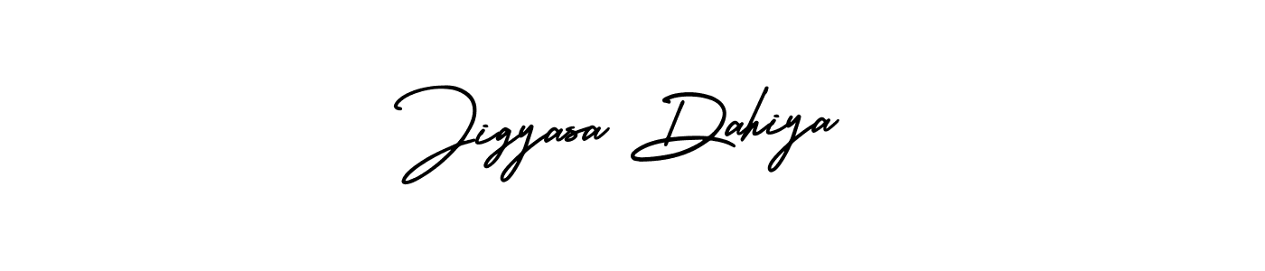 Create a beautiful signature design for name Jigyasa Dahiya. With this signature (AmerikaSignatureDemo-Regular) fonts, you can make a handwritten signature for free. Jigyasa Dahiya signature style 3 images and pictures png