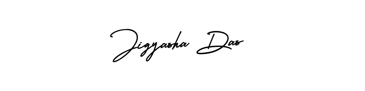 Use a signature maker to create a handwritten signature online. With this signature software, you can design (AmerikaSignatureDemo-Regular) your own signature for name Jigyasha Das. Jigyasha Das signature style 3 images and pictures png