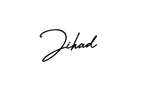 Make a beautiful signature design for name Jihad. Use this online signature maker to create a handwritten signature for free. Jihad signature style 3 images and pictures png