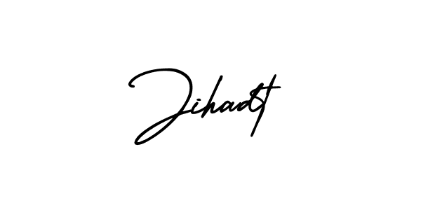 Make a beautiful signature design for name Jihadt. With this signature (AmerikaSignatureDemo-Regular) style, you can create a handwritten signature for free. Jihadt signature style 3 images and pictures png