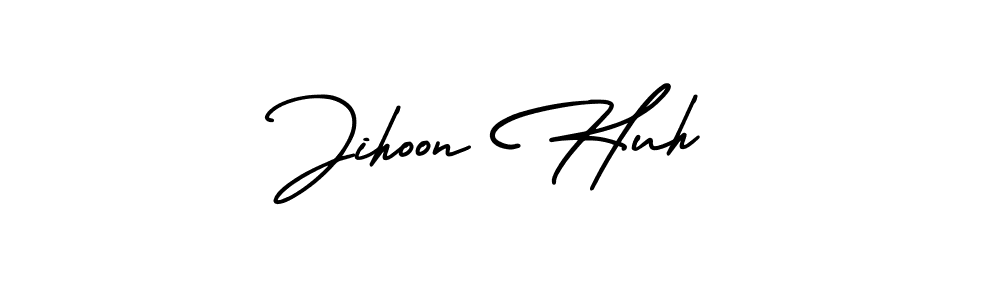 Make a beautiful signature design for name Jihoon Huh. Use this online signature maker to create a handwritten signature for free. Jihoon Huh signature style 3 images and pictures png