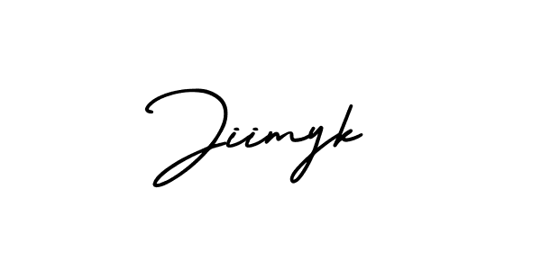 Jiimyk stylish signature style. Best Handwritten Sign (AmerikaSignatureDemo-Regular) for my name. Handwritten Signature Collection Ideas for my name Jiimyk. Jiimyk signature style 3 images and pictures png