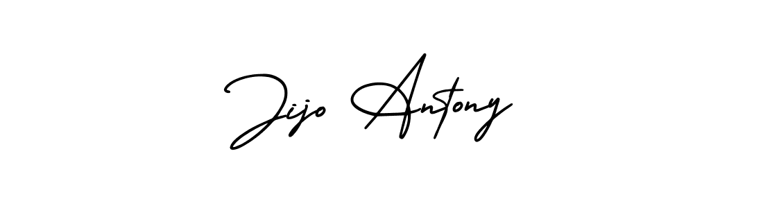 Also You can easily find your signature by using the search form. We will create Jijo Antony name handwritten signature images for you free of cost using AmerikaSignatureDemo-Regular sign style. Jijo Antony signature style 3 images and pictures png